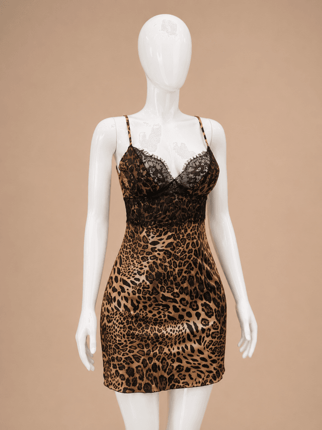 Leopard Robe Set