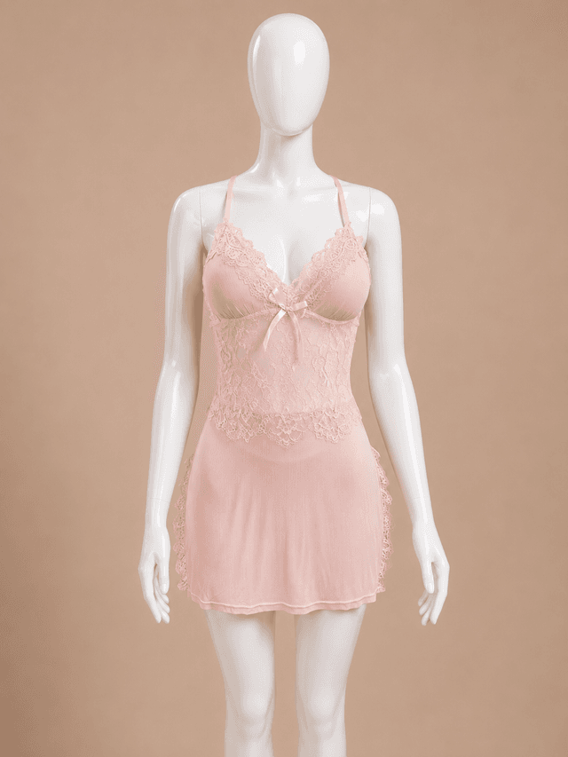 baby pink robe set