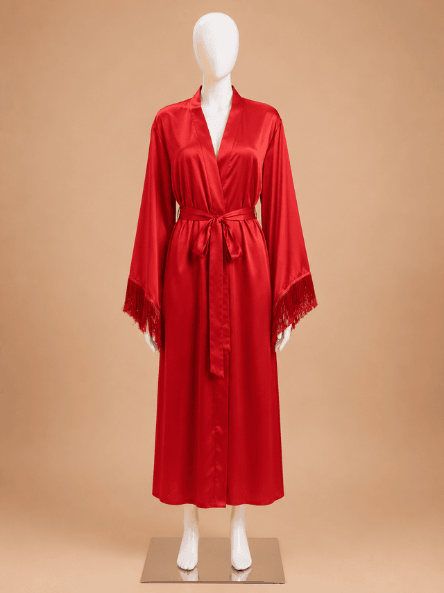 fringe robe 