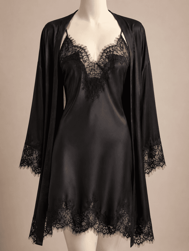 Lace Robe Set